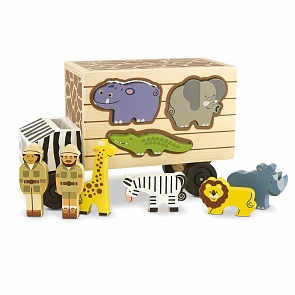 Сортировщик-грузовик Сафари из серии Классические игрушки (Melissa&Doug, 5180_md)